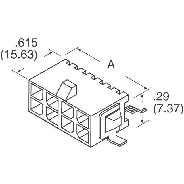 1-794627-2 TE Connectivity AMP Connectors  Embases à broches mâles